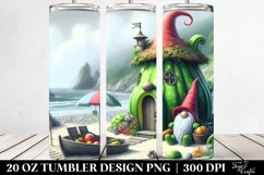 Fairy Tale Gnome Red Hat | 20 Oz Tumbler Product Image 2