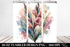Stained Gladiolus | 20 oz Tumbler Product Image 2