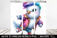 Happy Baby Dove Drawing | 20 oz Tumbler Product Image 2