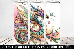 Stained Snapdragon | 20 oz Tumbler Product Image 2