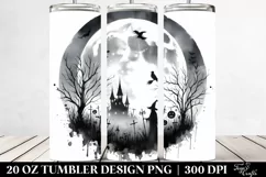 Vintage Halloween with Moon | 20 oz Tumbler Product Image 2