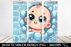 Cute Baby from Icy Wall 20 Oz Tumbler Product Image 2