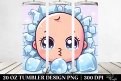 Cute Baby from Icy Wall 20 Oz Tumbler Product Image 2