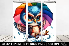 Agressive Baby Owl | 20 oz Tumbler Product Image 2