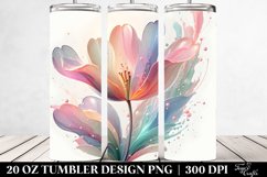 Shiny Tulip Tumbler Design Product Image 2