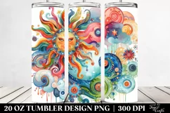 Whimsical Colorful Pastel Sun | 20 oz Tumbler Product Image 2