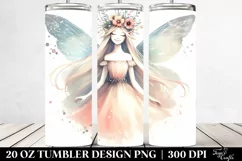 Retro Smiling Fairy | 20 oz Tumbler Product Image 2
