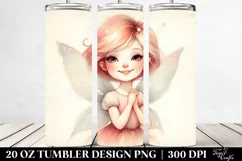 Retro Smiling Fairy | 20 oz Tumbler Product Image 2
