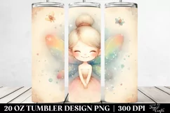 Retro Smiling Fairy | 20 oz Tumbler Product Image 2