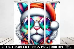 Quirky Bunny Portrait | 20 oz Tumbler Product Image 2