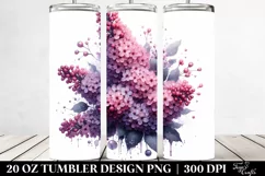 Glossy Lilac Stained | 20 Oz Tumbler Product Image 2