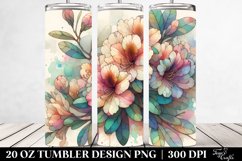 Stained Rhododendron Tumbler 20 oz Product Image 2