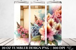 Stained Rhododendron Tumbler 20 oz Product Image 2