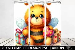 Cute Baby Plush Bee 20 Oz Tumbler Product Image 2