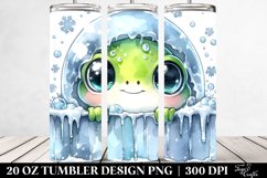 Cute Baby Frog from Icy Wall 20 Oz Tumbler Product Image 2