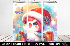 Excited Colorful Character Clipart, Transparent 20 Oz Product Image 2