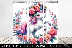 Baby Unicorn Dancing | 20 oz Tumbler Product Image 2