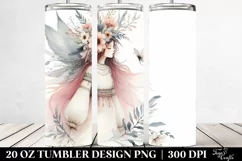 Washed Boho Fairy Watercolor | 20 oz Tumbler Product Image 2