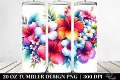 Hawaiian Flowers | 20 oz Tumbler Product Image 2