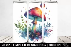 Colorful Magical Mushroom | 20 Oz Tumbler Product Image 2