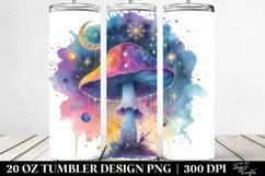 Colorful Magical Mushroom | 20 Oz Tumbler Product Image 2