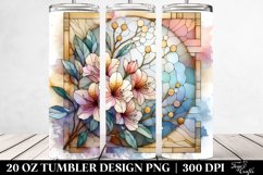 Pastel Rhododendron Clipart 20 Oz Tumbler Product Image 2
