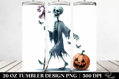 Funny Halloween Undead Tumbler Design Product Image 2