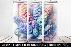 Glossy Hyacinth Tumbler | 20 oz Tumbler Product Image 2