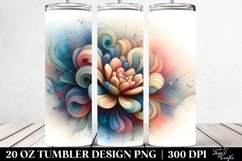 Stained Anemone Tumbler | 20 oz Tumbler Product Image 2