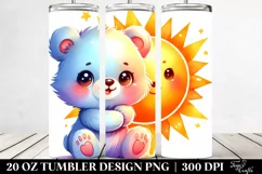 Colorful Small Baby Bear Tumbler Product Image 2
