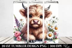 Highland Cow Adventure | 20 Oz Tumbler Product Image 2