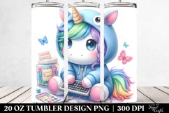 Pastel Cute Baby Unicorn Tumbler Product Image 2