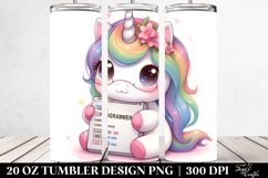 Pastel Cute Baby Unicorn Tumbler Product Image 2