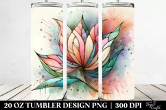Glossy Tulip Clipart 20 Oz Tumbler Product Image 2
