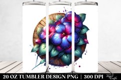 Detailed Glossy Impatiens | 20 Oz Tumbler Product Image 2