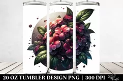 Detailed Glossy Impatiens | 20 Oz Tumbler Product Image 2