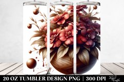 Detailed Glossy Impatiens | 20 Oz Tumbler Product Image 2