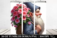 Detailed Gnome Impatiens Tumbler Product Image 2