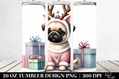 Expressive Baby Pug 20 Oz Tumbler Product Image 2