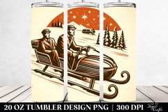Retro Sled Image 20 Oz Tumbler Product Image 2