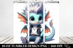 Cute Baby Dragon 20 Oz Tumbler Product Image 2