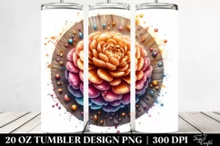 Shiny Marigold Splash | 20 oz Tumbler Product Image 2