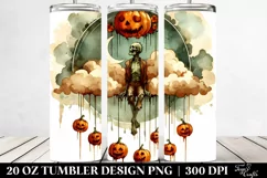 Retro Halloween Zombie | 20 oz Tumbler Product Image 2