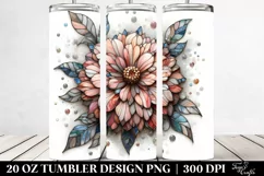 Stained Zinnia | 20 Oz Tumbler Product Image 2