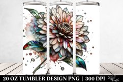 Stained Zinnia | 20 Oz Tumbler Product Image 2