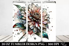 Stained Zinnia | 20 Oz Tumbler Product Image 2