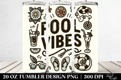 Vintage Summer Pool Vibes | 20 oz Tumbler Product Image 2