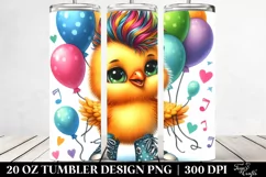 Cute Baby Chicken 20 Oz Tumbler Product Image 2