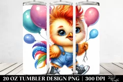 Cute Baby Chicken 20 Oz Tumbler Product Image 2