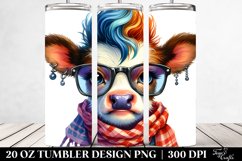 Cute Baby Cow 20 Oz Tumbler Product Image 2